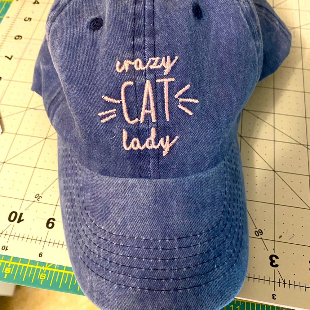 Denim Cap for Cat People